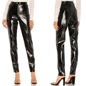 I.AM.GIA. XS Black Nikole Faux Leather High Rise PVC Pants